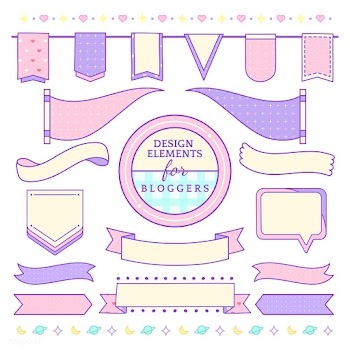 Cute and girly design elements for bloggers v.. | Free stock vector - 512769