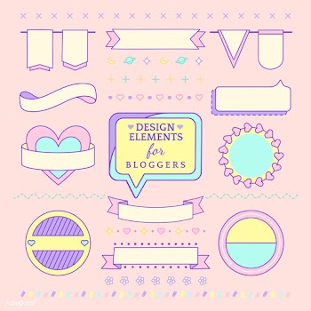 Cute and girly design elements for bloggers v.. | Free stock vector - 512812