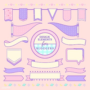 Cute and girly design elements for bloggers v.. | Free stock vector - 512828