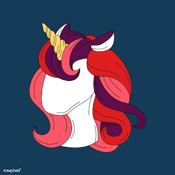 Cute and magical unicorn vector | Free stock vector - 487579