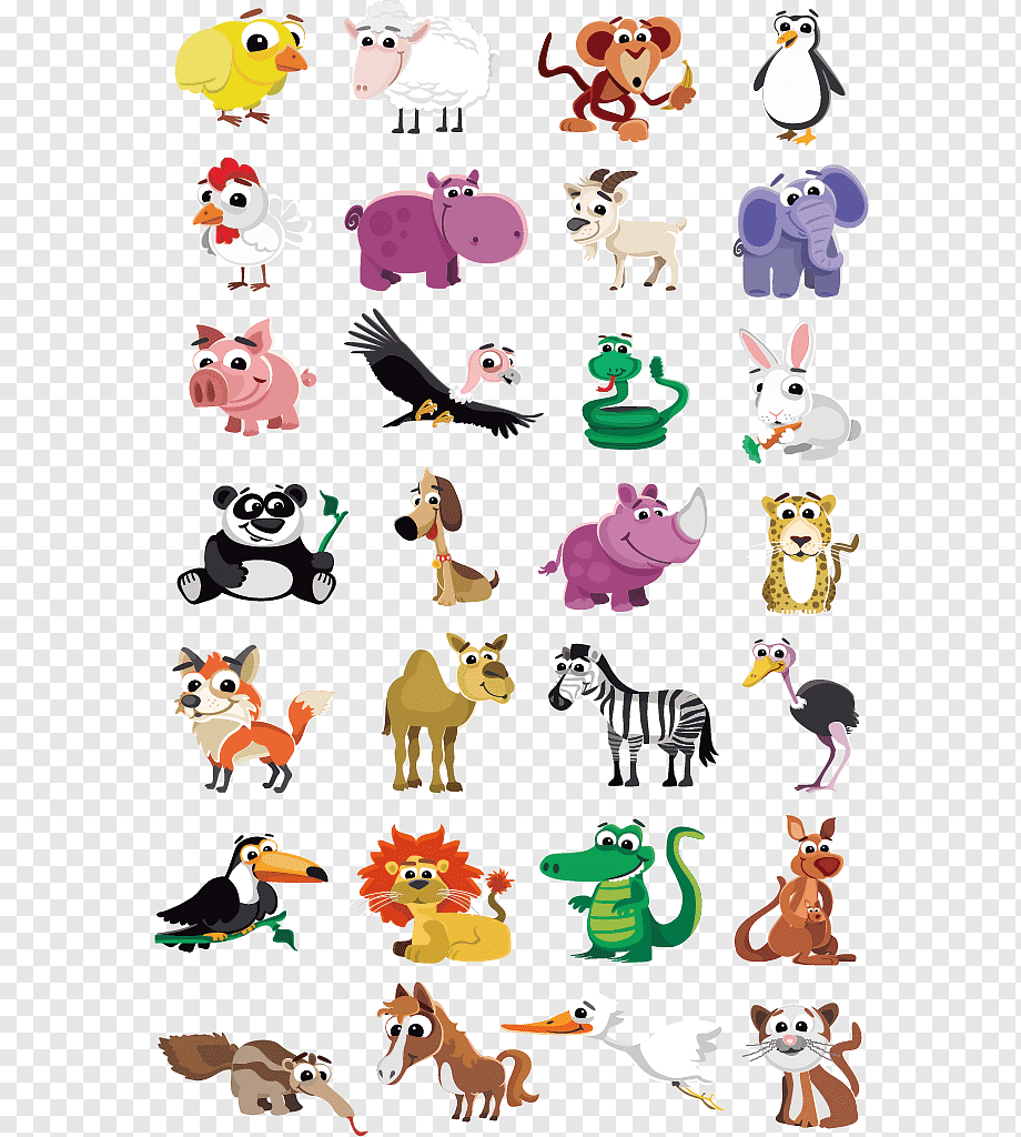 Cute Animal, animal, sheep, color, happy Birthday Vector Images png