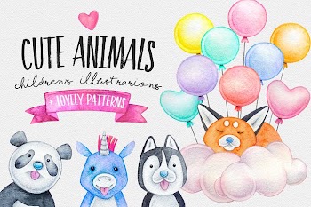 CUTE ANIMALS collection BABY SHOWER