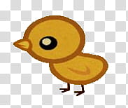 Cute animals , yellow and brown chick transparent background PNG clipart