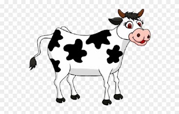 Cute Animated Cows - Cartoon Picture Of Cow