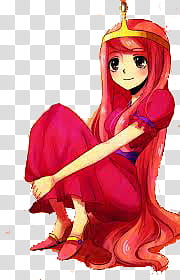 Cute Anime Princess Bubblegum transparent background PNG clipart