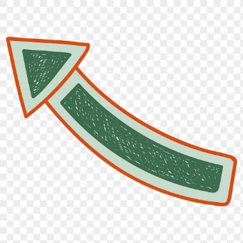 Cute arrow png doodle sticker, | Free PNG Sticker - rawpixel
