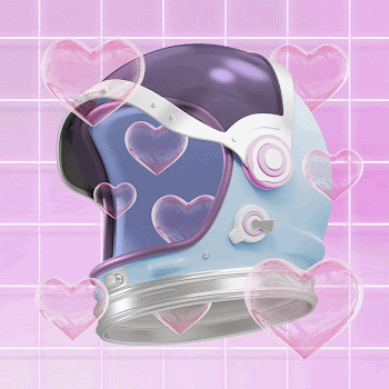 Cute astronaut helmet, 3D rendering | Free Photo - rawpixel