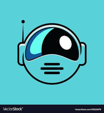 cute astronaut helmet logo design