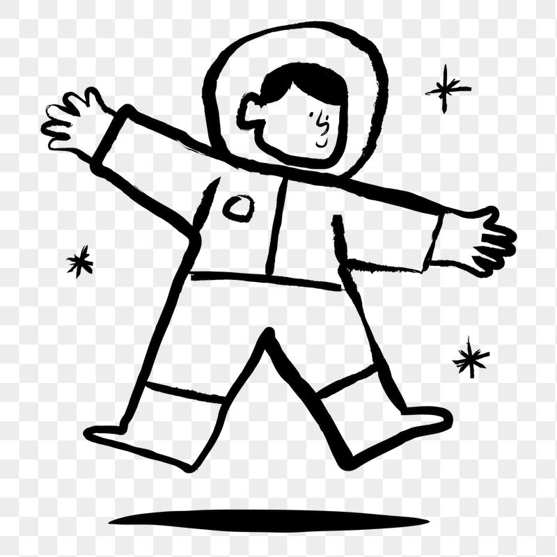 Cute astronaut png sticker, galaxy | Free PNG Illustration - rawpixel