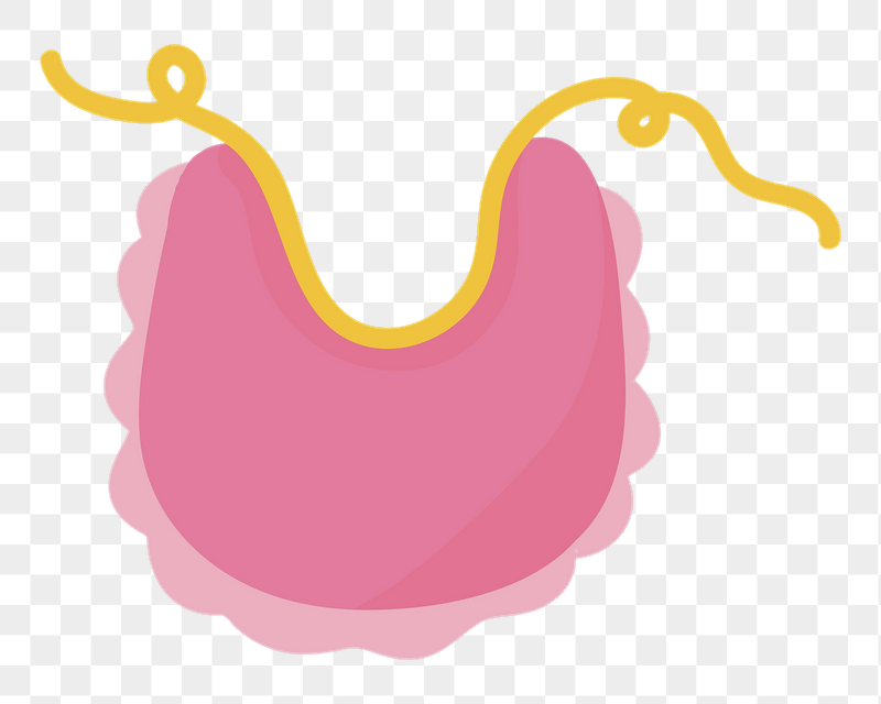 Cute baby bib png sticker, | Free PNG Illustration - rawpixel