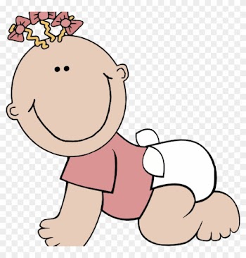 Cute Baby Clipart Ba Girl Cute Clip Art At Clker Vector - Cute Baby Clipart