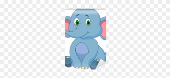 Cute Baby Elephant Cartoon