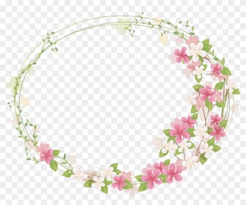 Cute Baby Girl Borders And Frames 727398 - Floral Frame Png Transparent