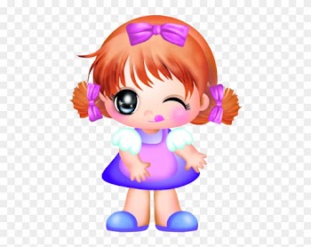 Cute Baby Girl - Cartoon Girl Cute Png