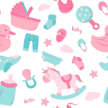 Cute baby nursery decoration | Free stock vector - 544551