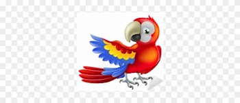 Cute Baby Parrot Clip Art