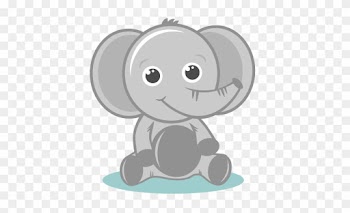 Cute Baby Zoo Animals Clipart Clipartxtras - Cute Baby Elephant Png