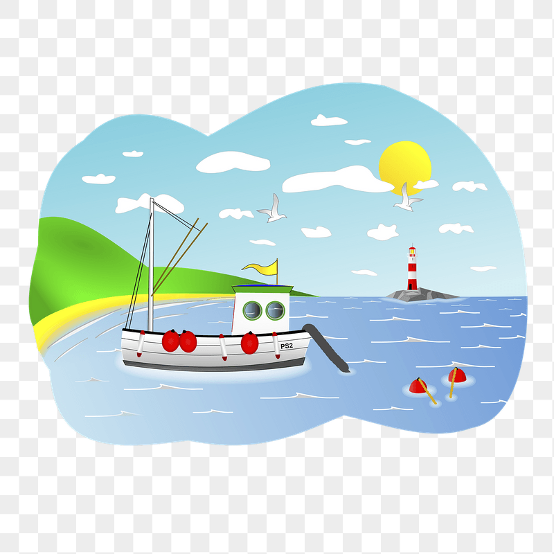 Cute beach png sticker illustration, | Free PNG - rawpixel