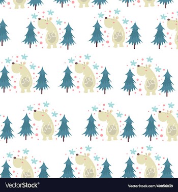 cute bear animal pattern