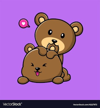 cute bear couple