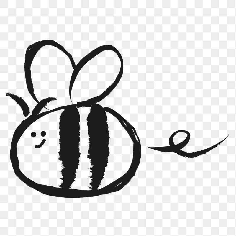 Cute bee png sticker, animal | Free PNG Illustration - rawpixel