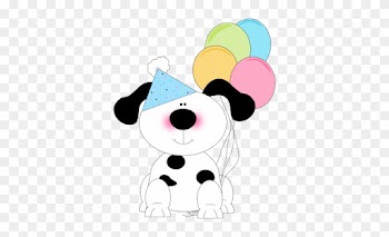 Cute Birthday Dog - Math Word Problems Dogs