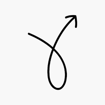 Cute black arrow illustration, simple | Free Vector - rawpixel