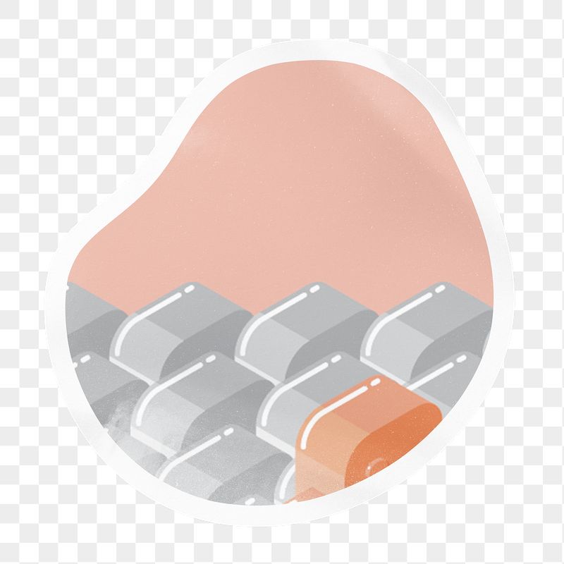Cute block pattern png badge | Free PNG - rawpixel