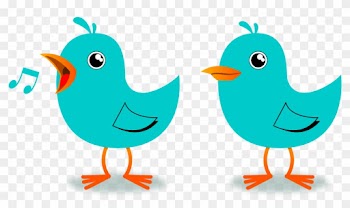 Cute Blue Bird Clip Art Free Birds - Birds Singing Clipart