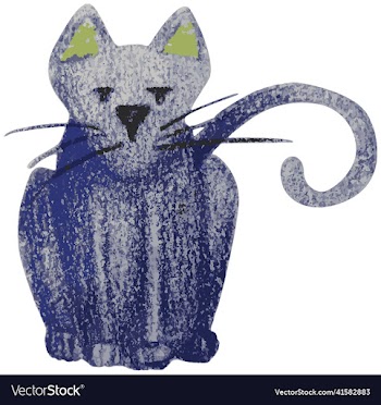 cute blue cat