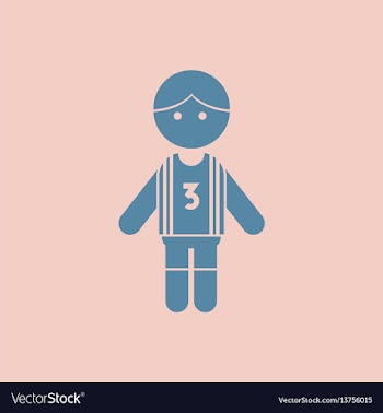 Cute boy vector image