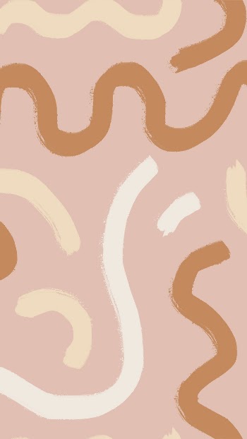 Cute brush pattern phone wallpaper, | Free Photo - rawpixel