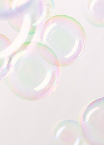Cute bubble soapy pattern background