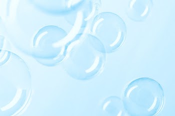 Cute bubble soapy pattern background