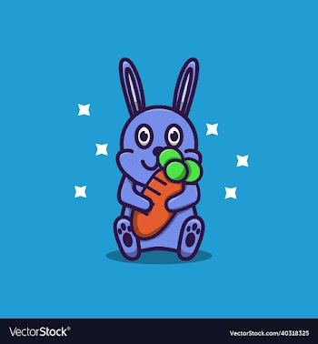 cute bunny like carrots