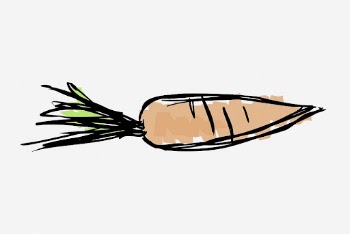 Cute carrot doodle, vegetable hand | Free Photo - rawpixel