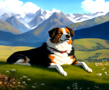 Cute Cartoon Dog