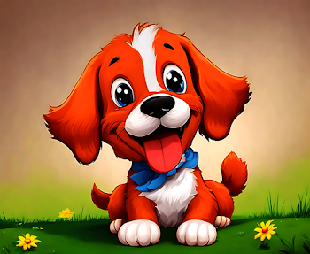 Cute Cartoon Dog