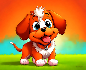 Cute Cartoon Dog