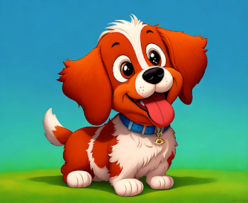 Cute Cartoon Dog