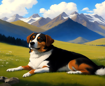 Cute Cartoon Dog