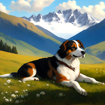 Cute Cartoon Dog