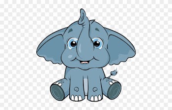 Cute Cartoon Elephant Clip Art Baby Showers Kids Stuff - Cute Baby Elephants Clipart