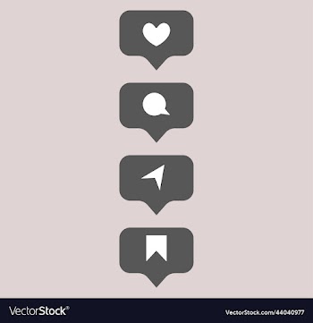 cute cartoon for mobile smartphone with likes