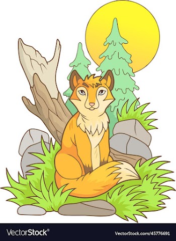 cute cartoon fox