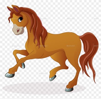 Cute Cartoon Horse Clip Art - Horse Cartoon No Background