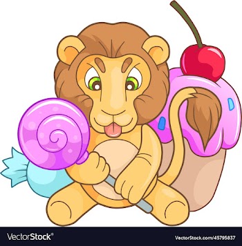 cute cartoon lion
