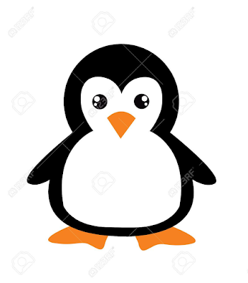 Cute Cartoon Penguin On White Background Royalty Free Cliparts ...