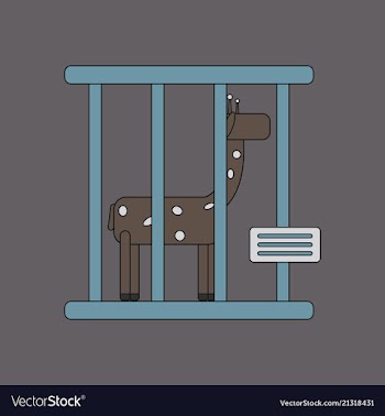 Cute cartoon trendy design little giraffe with vector image