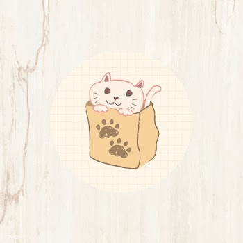 Cute cat story highlights icon for social media vector | Free  vector - 2265096